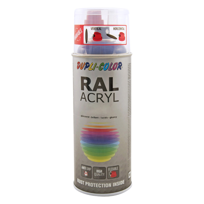 Dupli-Color Hoogglans Acryl Ral 9010 Helder Wit