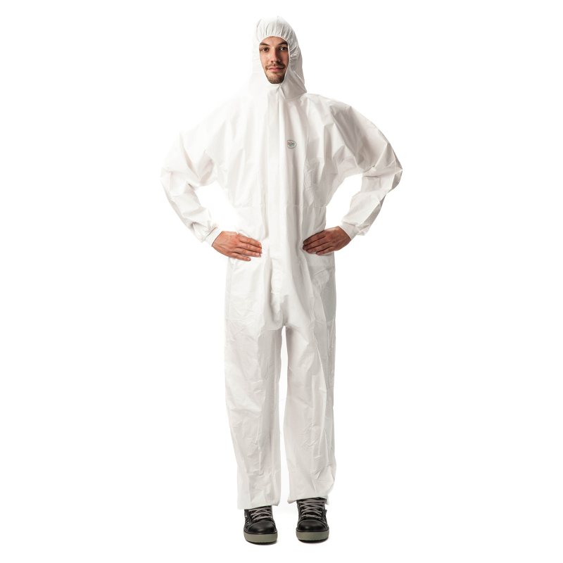 Pelatec Simtec Classic Disposable Coverall White