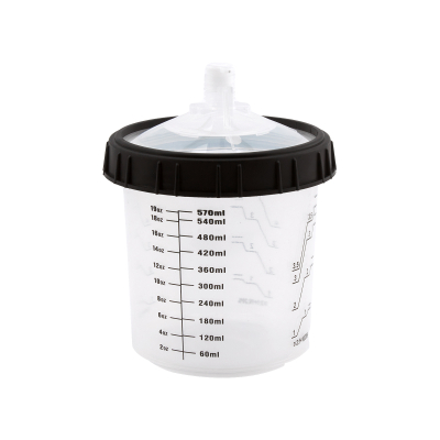 Qcup beker 600 ml met deksel 125 micron